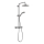 Gedy - Set doccia STAR PLUS con miscelatore, grigio metallico