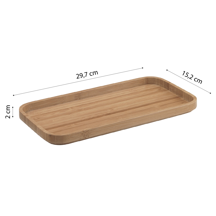 Gedy - Vassoio da bagno NINFEA bambù