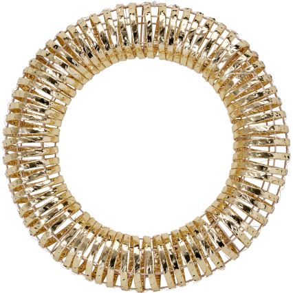 Ghirlanda di Natale a LED 30xLED/3xAA Ø 40 cm bianco caldo ghirlanda/oro