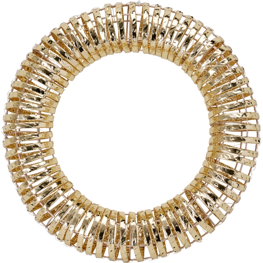 Ghirlanda di Natale a LED 30xLED/3xAA Ø 40 cm bianco caldo ghirlanda/oro