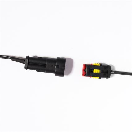 Ghirlanda LED da esterno CONE FILAMENT 20xE10, 19 m, colorata/bianco caldo, IP44, Prodotto nell'UE