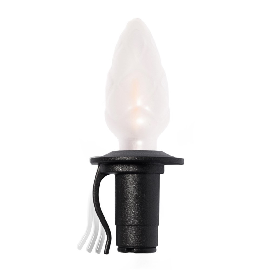 Girlanda LED esterna aggiuntiva CONE FILAMENT 20xE10 14m colorata/bianco caldo IP44, Prodotto nell'UE