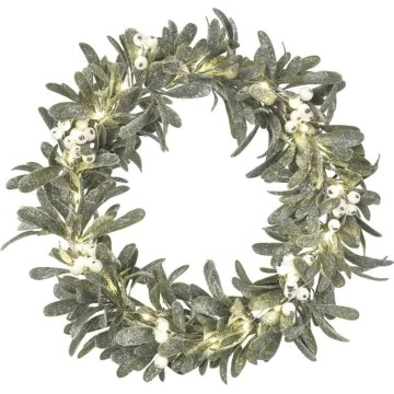 Ghirlanda natalizia con 25 LED, 3xAA, Ø 35 cm