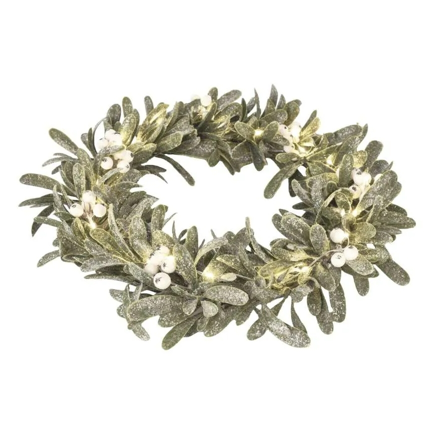 Ghirlanda natalizia con 25 LED, 3xAA, Ø 35 cm