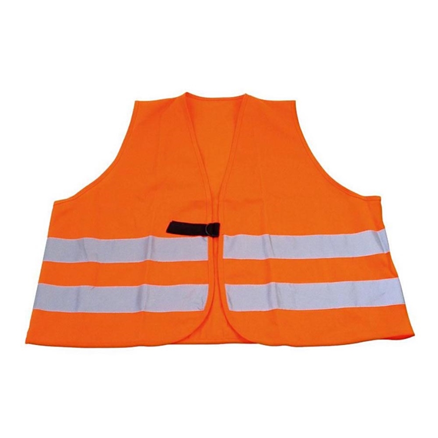 Gilet con strisce catarifrangenti arancio taglia UNI