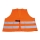 Gilet con strisce catarifrangenti arancio taglia UNI