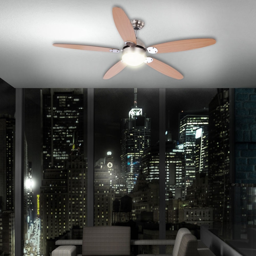 GLOBO 0308 - Ventilatore da soffitto AZURA 1xE14/60W/230V