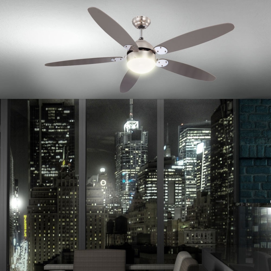 GLOBO 0308 - Ventilatore da soffitto AZURA 1xE14/60W/230V