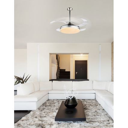 Globo 0350 - Ventilatore da soffitto LED con telecomando CABRERA LED/36W/230V