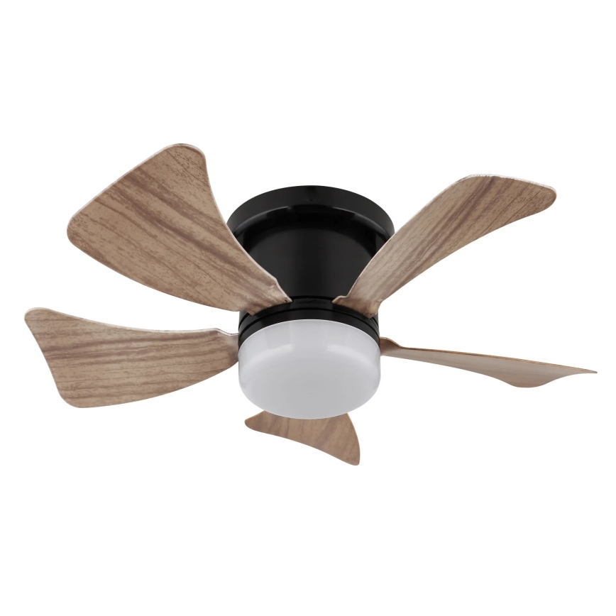 Globo - Ventilatore a soffitto dimmerabile LED/10W/230V 3000-6500K marrone + telecomando