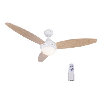 Globo 03612 - Ventilatore da soffitto CORDULA 2xE14/40W/230V + telecomando