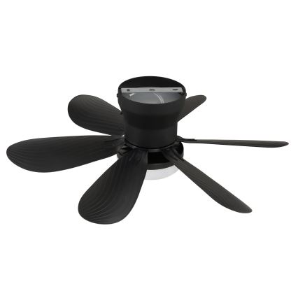 Globo - Ventilatore da soffitto LED dimmerabile LED/5W/230V 2700-6500K nero + telecomando