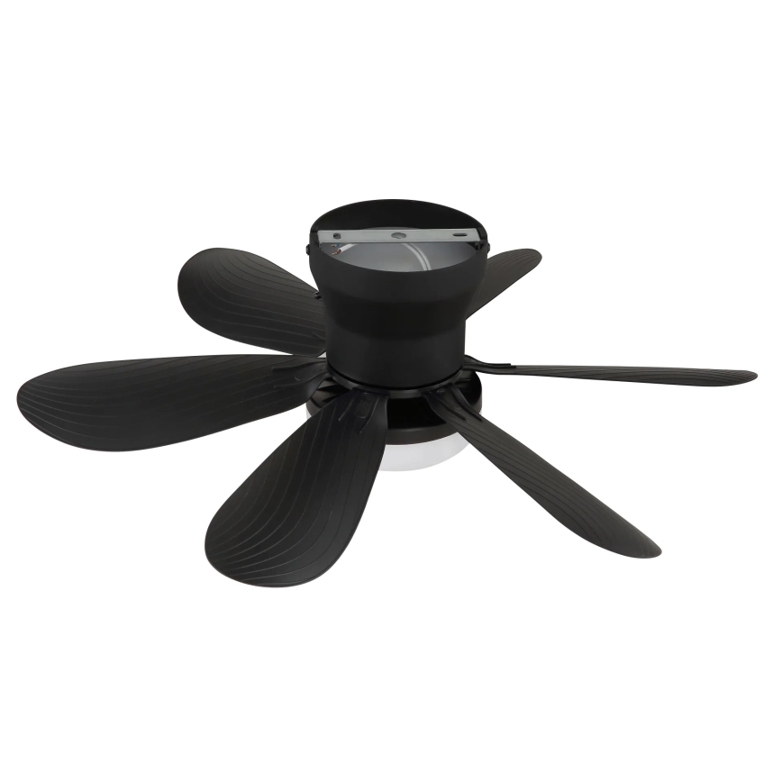 Globo - Ventilatore da soffitto LED dimmerabile LED/5W/230V 2700-6500K nero + telecomando