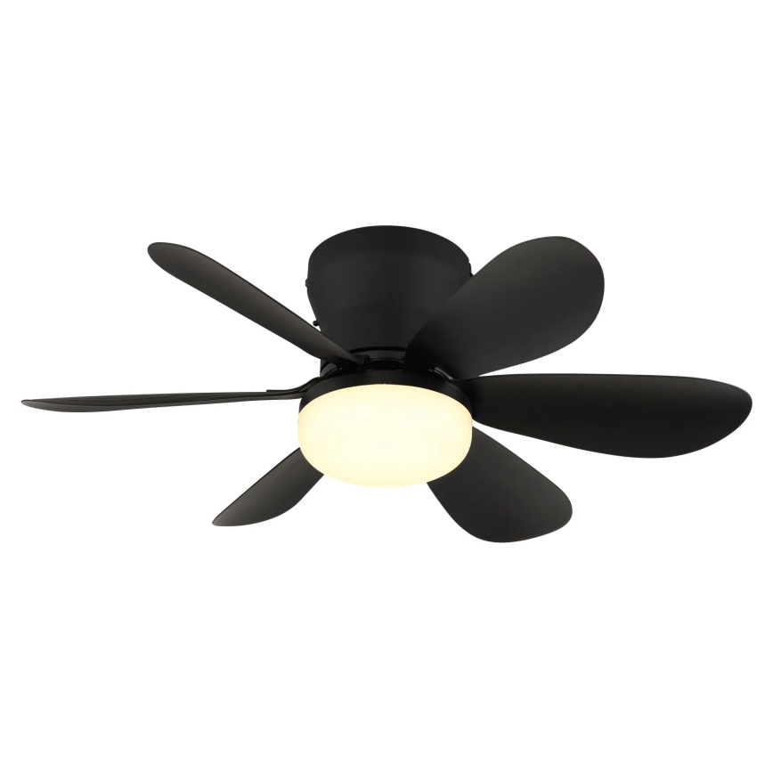 Globo - Ventilatore da soffitto LED dimmerabile LED/5W/230V 2700-6500K nero + telecomando