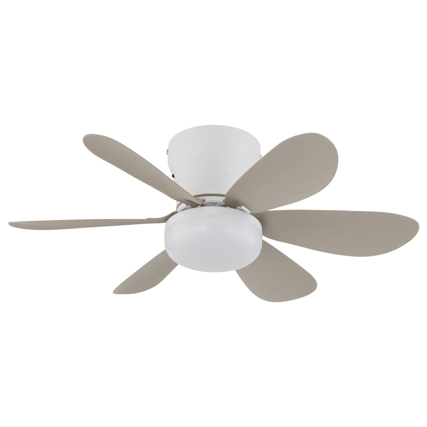 Globo - Ventilatore da soffitto dimmerabile a LED/5W/230V 2700-6500K beige + telecomando