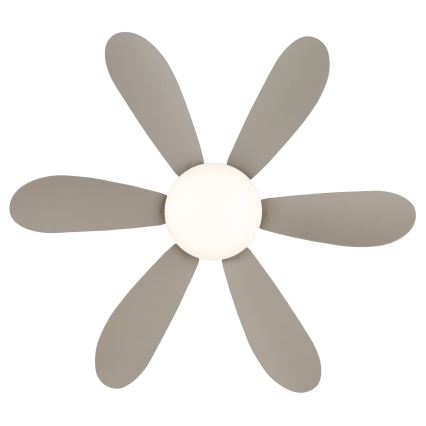 Globo - Ventilatore da soffitto dimmerabile a LED/5W/230V 2700-6500K beige + telecomando