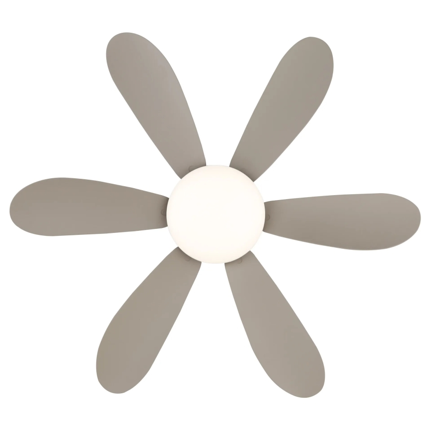 Globo - Ventilatore da soffitto dimmerabile a LED/5W/230V 2700-6500K beige + telecomando