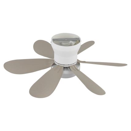 Globo - Ventilatore da soffitto dimmerabile a LED/5W/230V 2700-6500K beige + telecomando