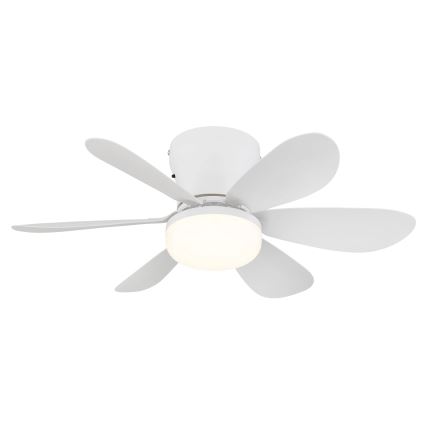 Globo - Ventilatore da soffitto dimmerabile LED/5W/230V 2700-6500K bianco + telecomando