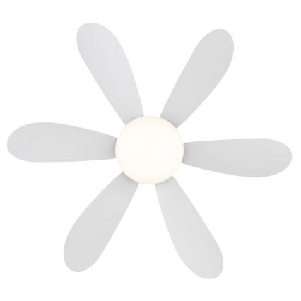 Globo - Ventilatore da soffitto dimmerabile LED/5W/230V 2700-6500K bianco + telecomando
