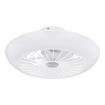 Globo 03632W - Lampada a soffitto LED con ventilatore LAFEE LED/18W/230V
