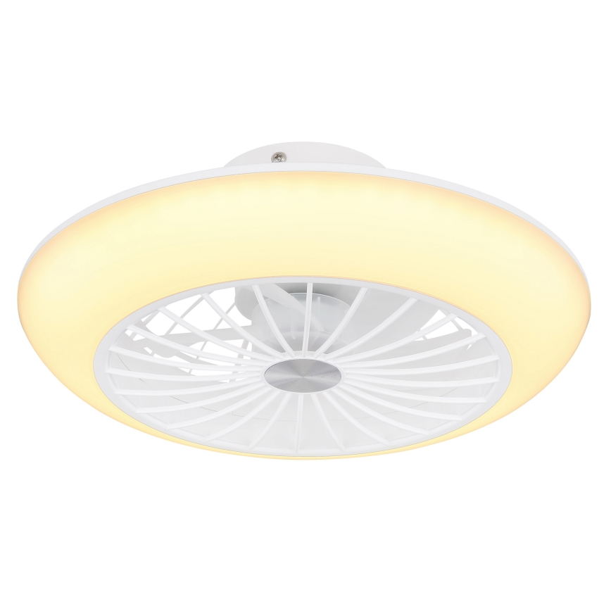 Globo 03632W - Lampada a soffitto LED con ventilatore LAFEE LED/18W/230V