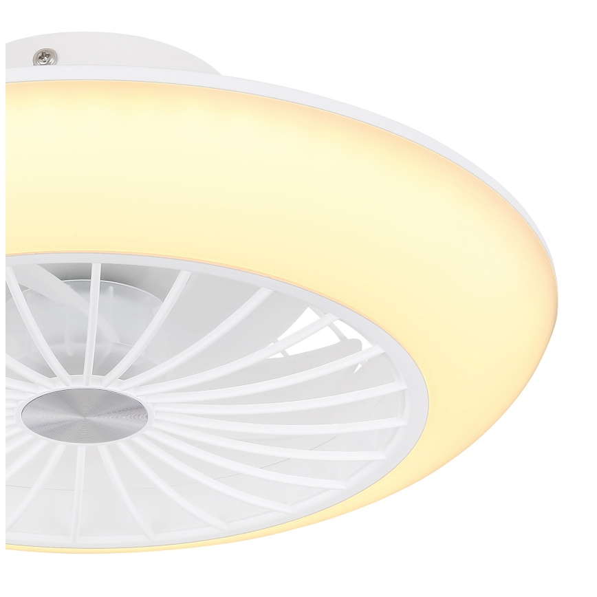 Globo 03632W - Lampada a soffitto LED con ventilatore LAFEE LED/18W/230V