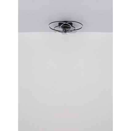 Globo - Ventilatore da soffitto dimmerabile a LED LED/40W/230V 3000-6500K nero + telecomando