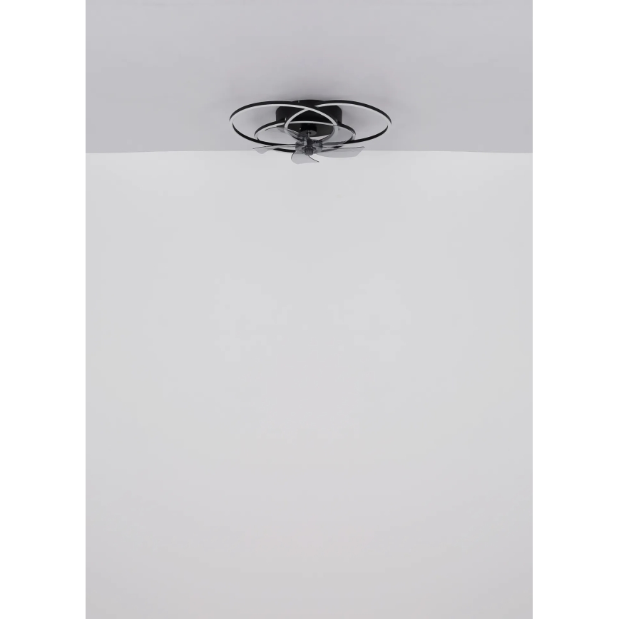 Globo - Ventilatore da soffitto dimmerabile a LED LED/40W/230V 3000-6500K nero + telecomando