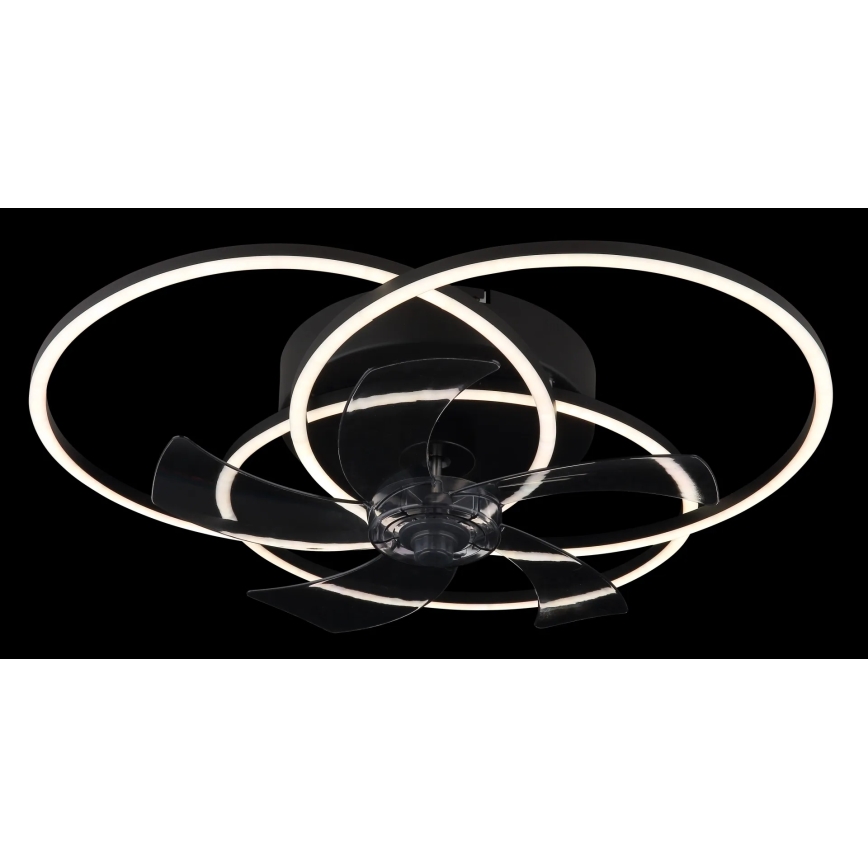 Globo - Ventilatore da soffitto dimmerabile a LED LED/40W/230V 3000-6500K nero + telecomando