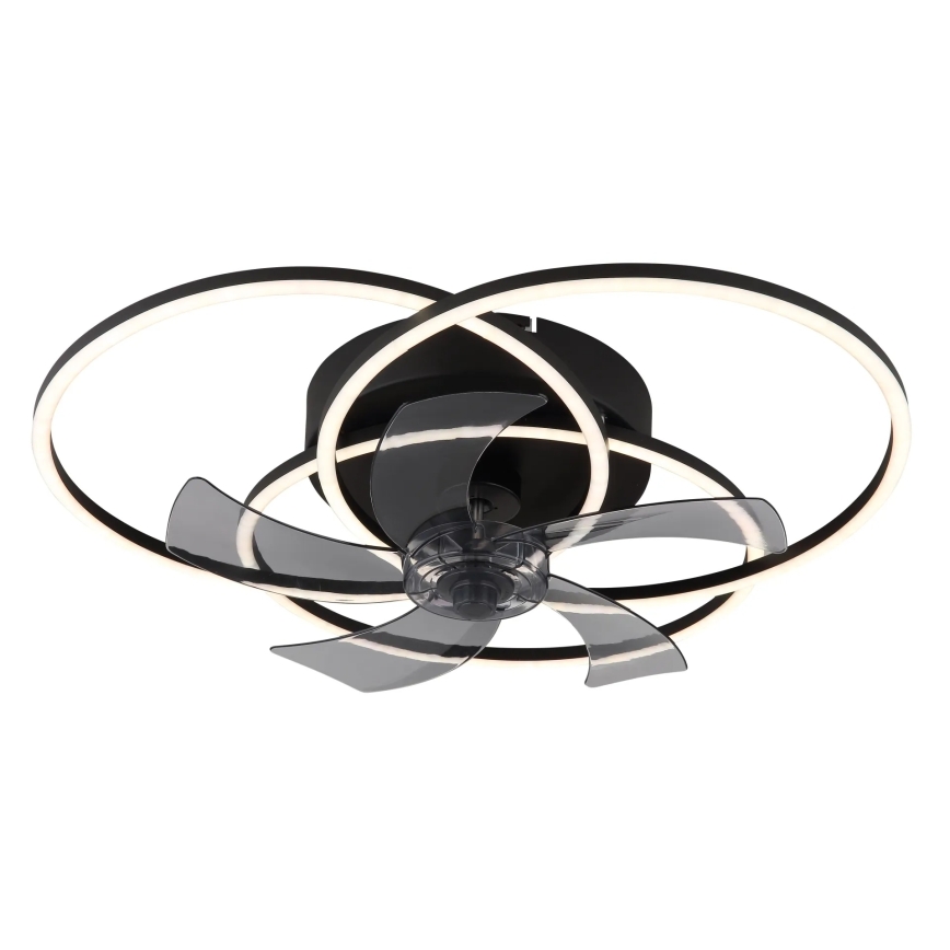 Globo - Ventilatore da soffitto dimmerabile a LED LED/40W/230V 3000-6500K nero + telecomando