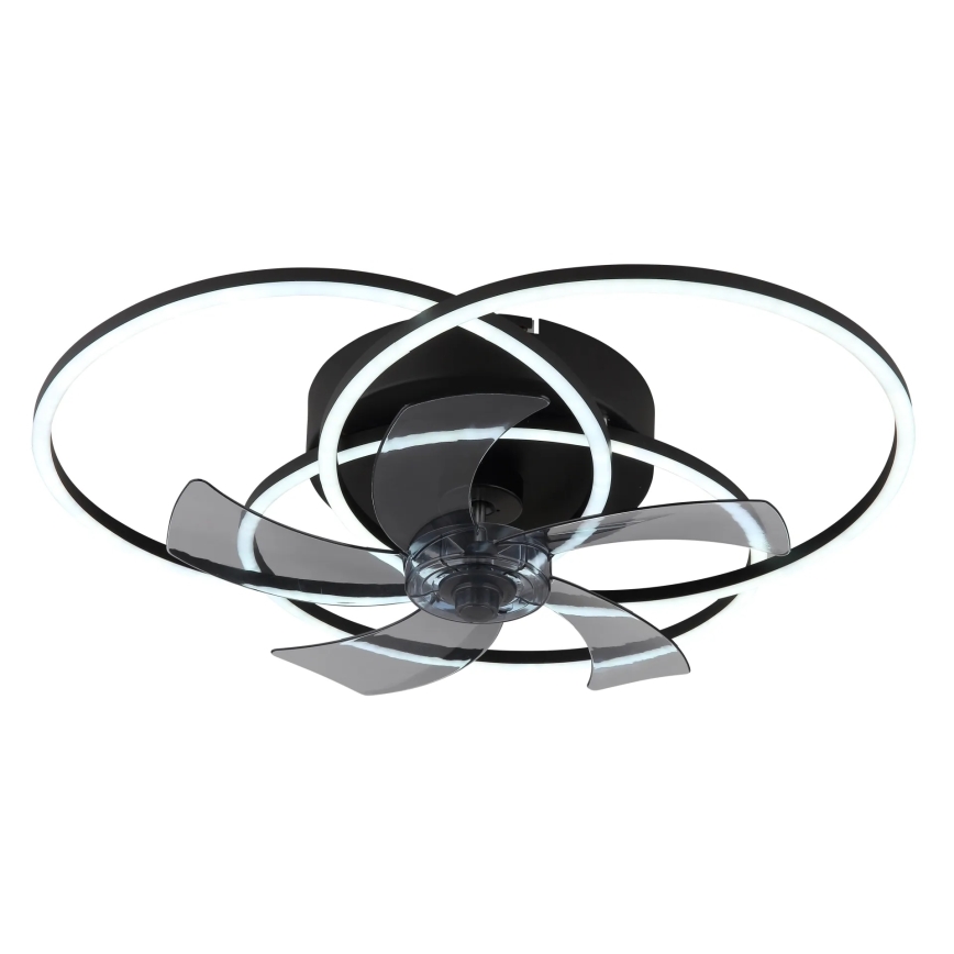 Globo - Ventilatore da soffitto dimmerabile a LED LED/40W/230V 3000-6500K nero + telecomando