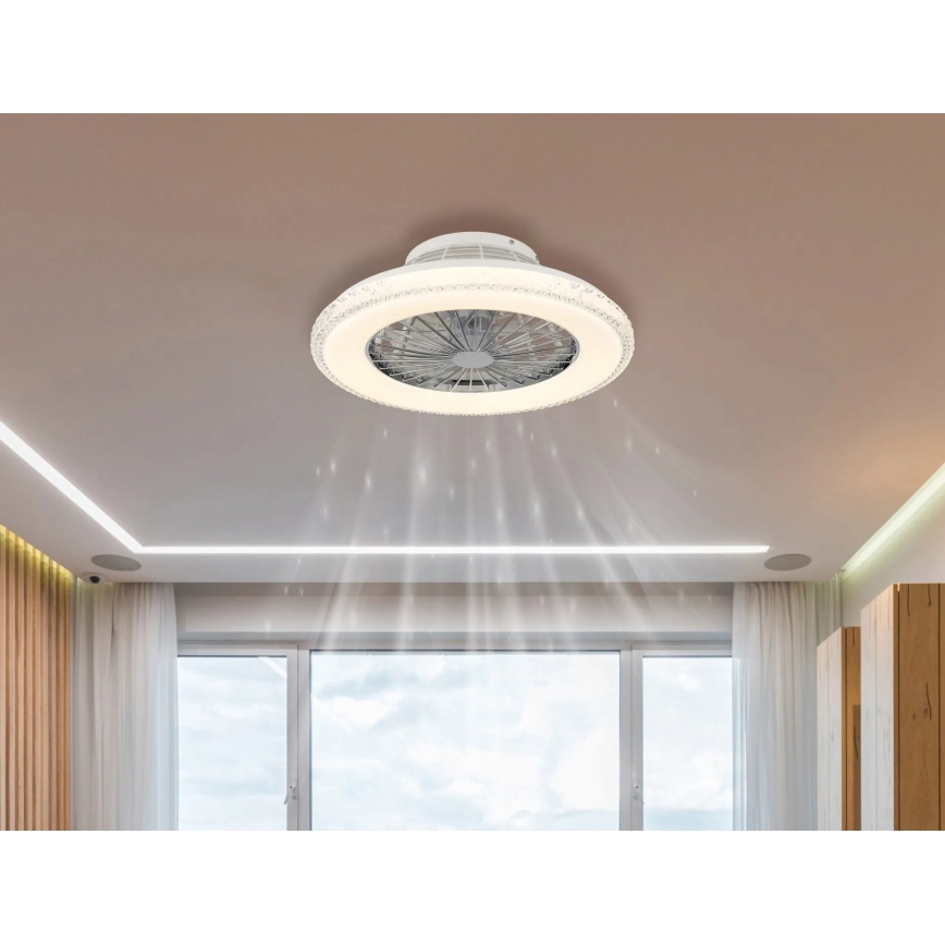 Globo - Ventilatore da soffitto dimmerabile a LED LED/40W/230V 3000-6500K + telecomando