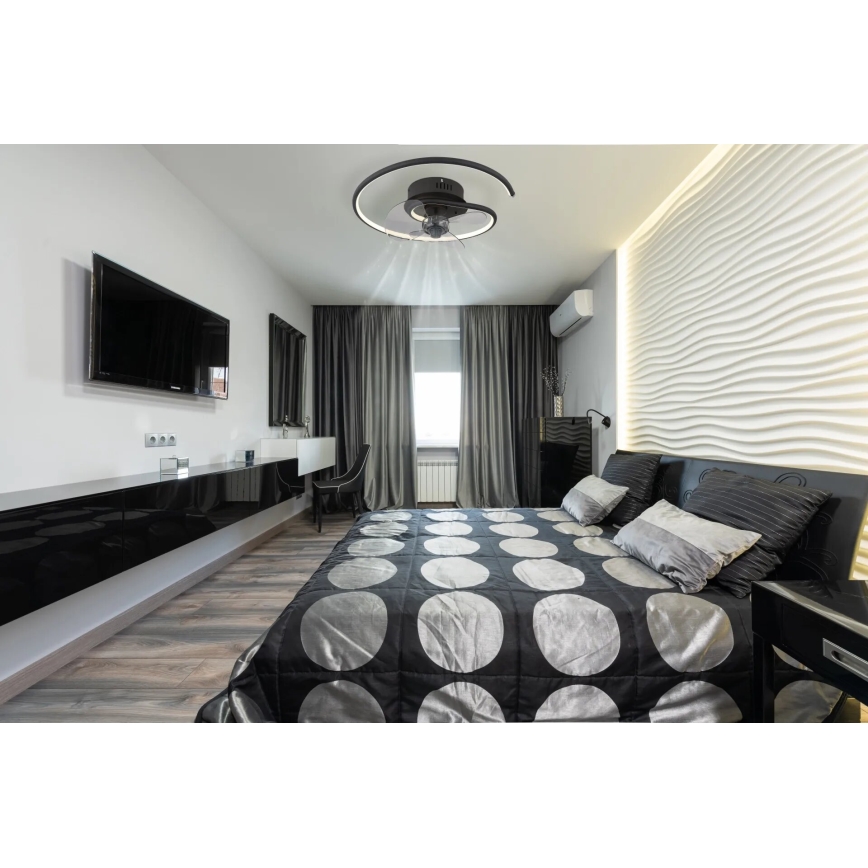 Globo - Ventilatore da soffitto dimmerabile a LED LED/30W/230V 2700-6500K + telecomando