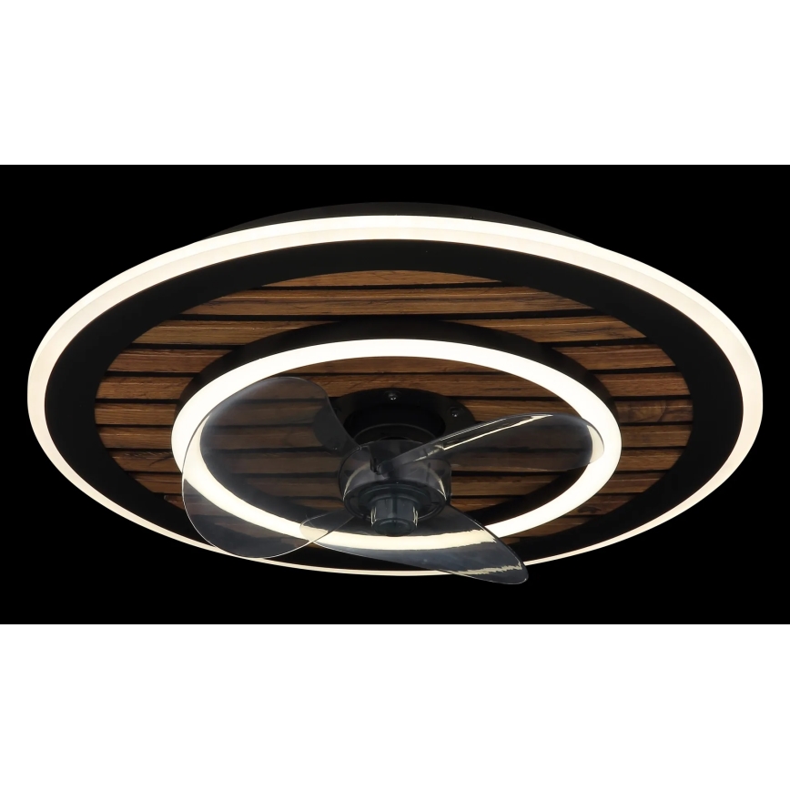 Globo - Ventilatore da soffitto dimmerabile LED/36W/230V 2700-6000K nero + telecomando