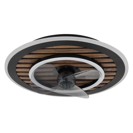 Globo - Ventilatore da soffitto dimmerabile LED/36W/230V 2700-6000K nero + telecomando