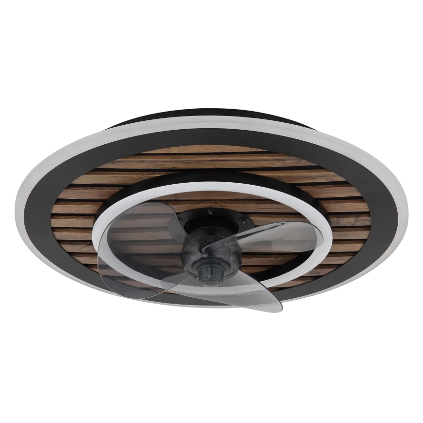 Globo - Ventilatore da soffitto dimmerabile LED/36W/230V 2700-6000K nero + telecomando