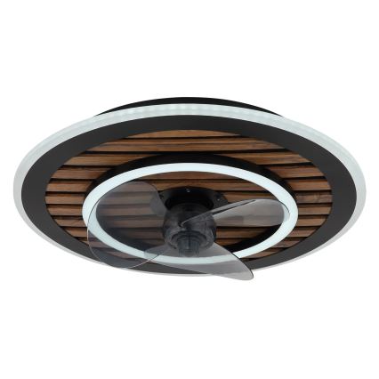 Globo - Ventilatore da soffitto dimmerabile LED/36W/230V 2700-6000K nero + telecomando
