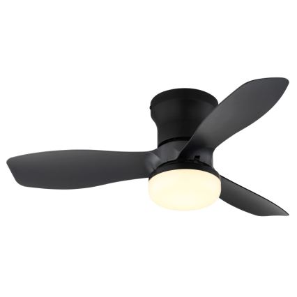 Globo - Ventilatore da soffitto dimmerabile a LED/15W/230V 2700-6500K nero + telecomando