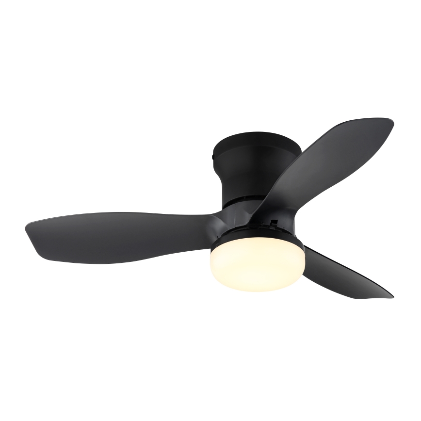 Globo - Ventilatore da soffitto dimmerabile a LED/15W/230V 2700-6500K nero + telecomando