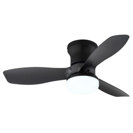 Globo - Ventilatore da soffitto dimmerabile a LED/15W/230V 2700-6500K nero + telecomando