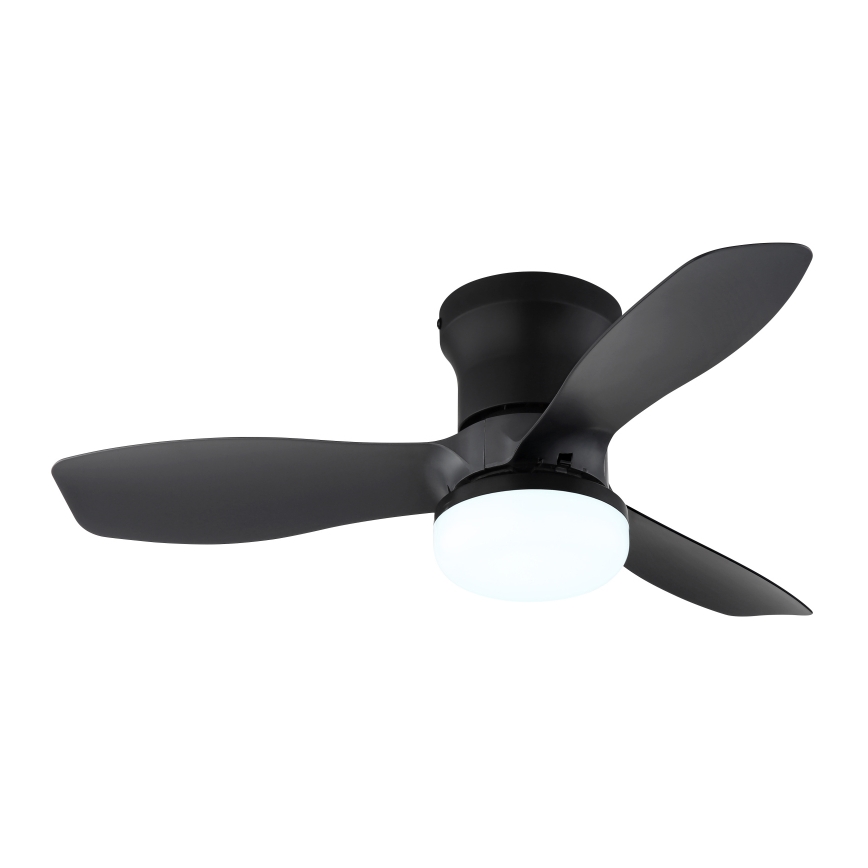 Globo - Ventilatore da soffitto dimmerabile a LED/15W/230V 2700-6500K nero + telecomando