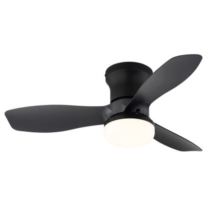 Globo - Ventilatore da soffitto dimmerabile a LED/15W/230V 2700-6500K nero + telecomando