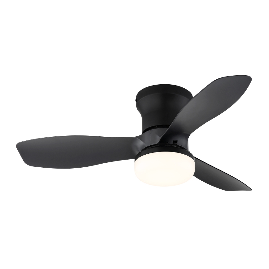 Globo - Ventilatore da soffitto dimmerabile a LED/15W/230V 2700-6500K nero + telecomando