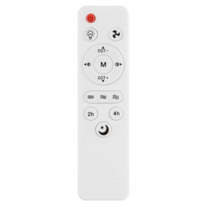 Globo - Ventilatore da soffitto dimmerabile a LED/15W/230V 2700-6500K nero + telecomando