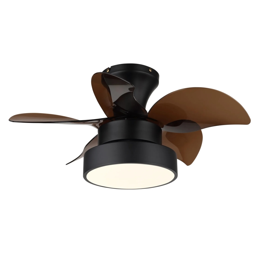 Globo - Ventilatore da soffitto dimmerabile LED/22W/230V 3000/4500/6000K marrone + telecomando