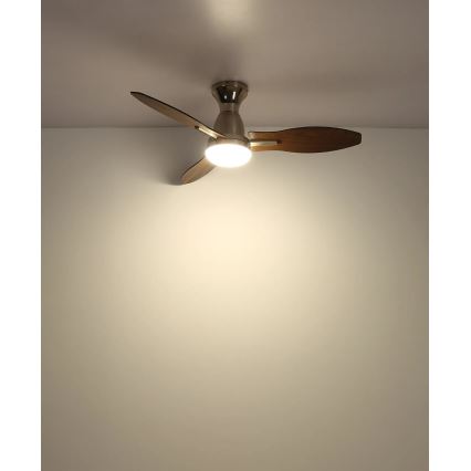 Globo - Ventilatore da soffitto dimmerabile a LED/22W/230V 3000/4500/6000K + telecomando