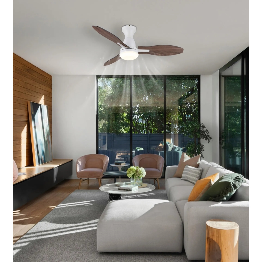 Globo - Ventilatore da soffitto dimmerabile a LED LED/22W/230V 3000/4500/6000K + telecomando