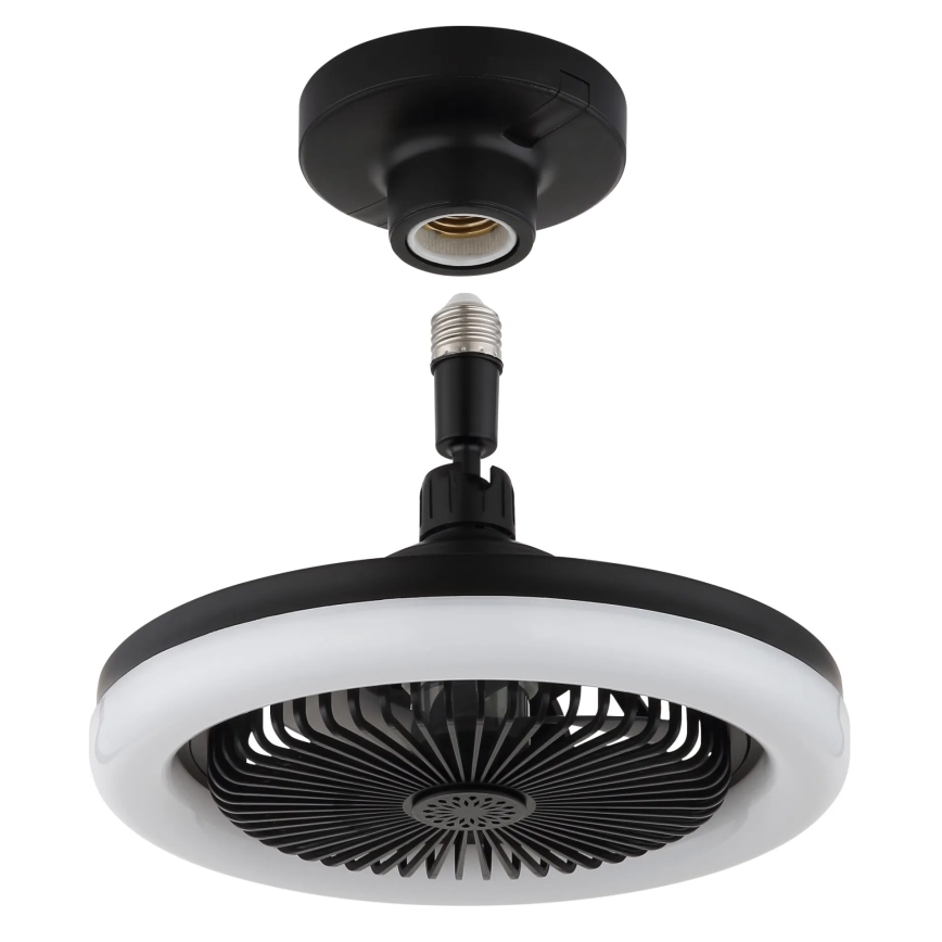 Globo - Ventilatore da soffitto LED dimmerabile LED/20W/230V 3000-6500K nero + telecomando