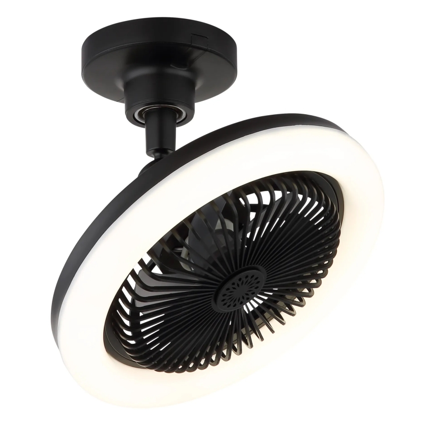 Globo - Ventilatore da soffitto LED dimmerabile LED/20W/230V 3000-6500K nero + telecomando